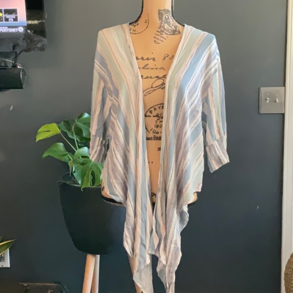 Mustard Seed Kimono Tie Wrap Shawl